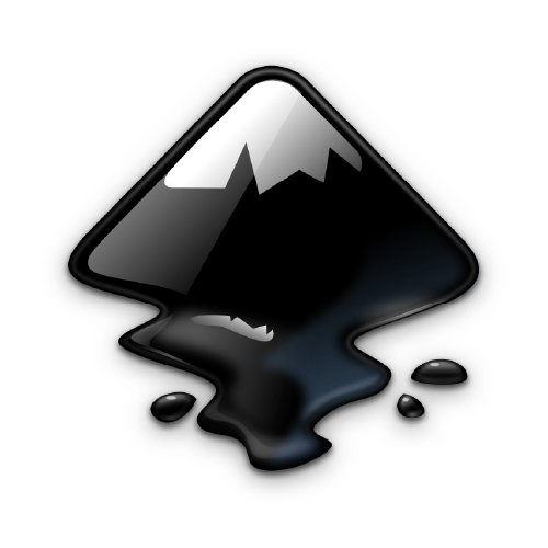 inkscape logo med hvid baggrund