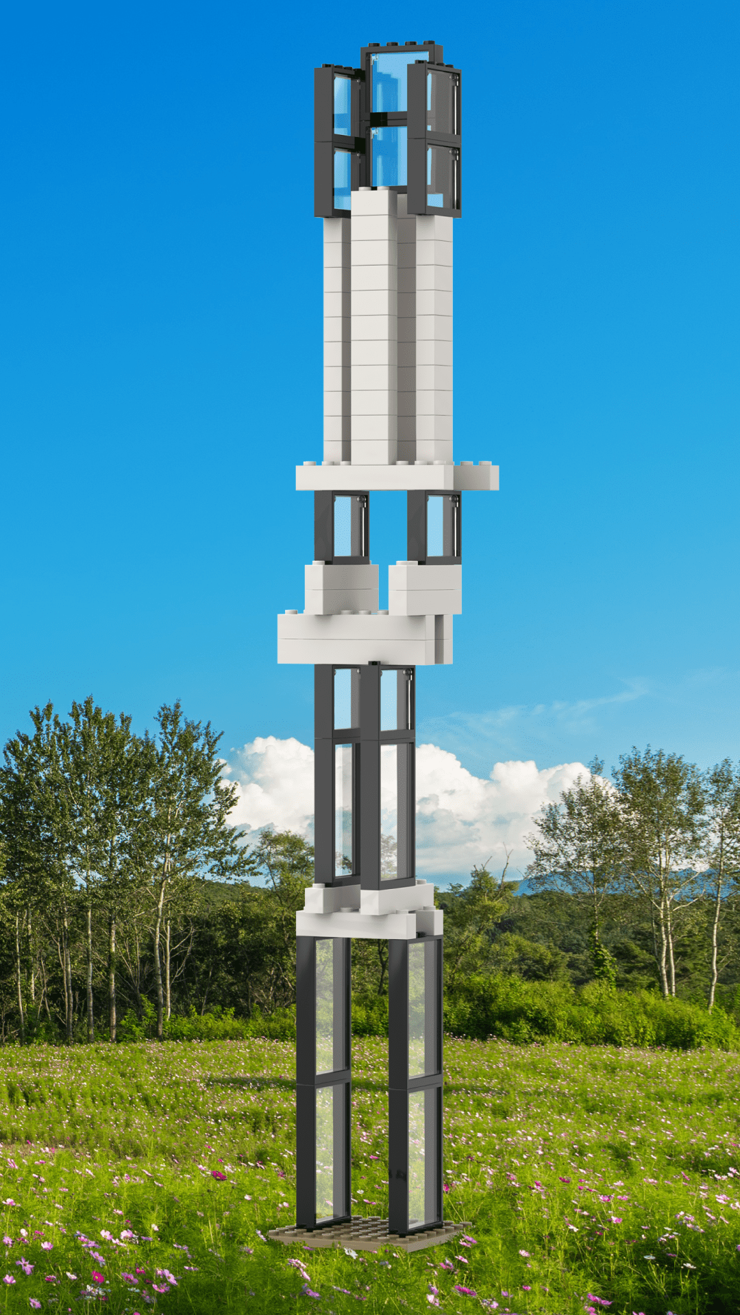Billede af et LEGO tårn