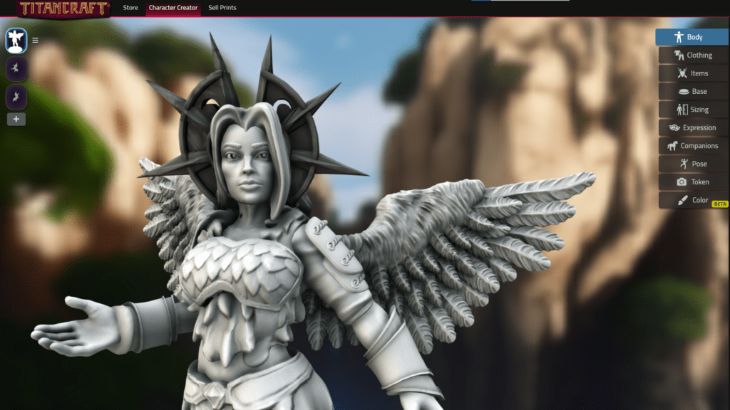 3D model in Titancraft