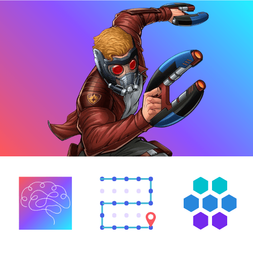 Star-Lord øvelse på Canva